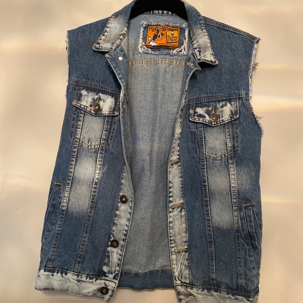 Rolling Paper jean vest